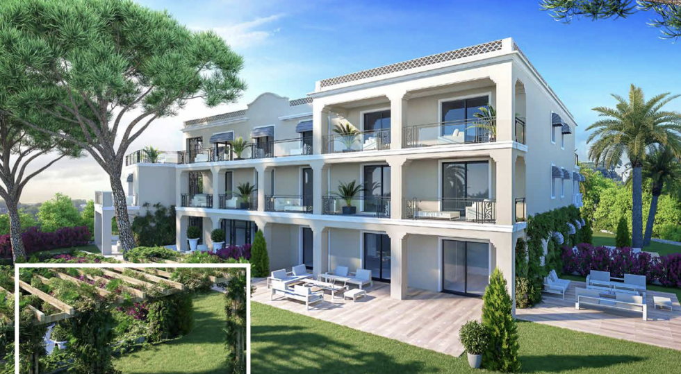 Appartement front de mer Cap d'Antibes